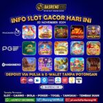 Info Slot Online Gacor 20 November 2024